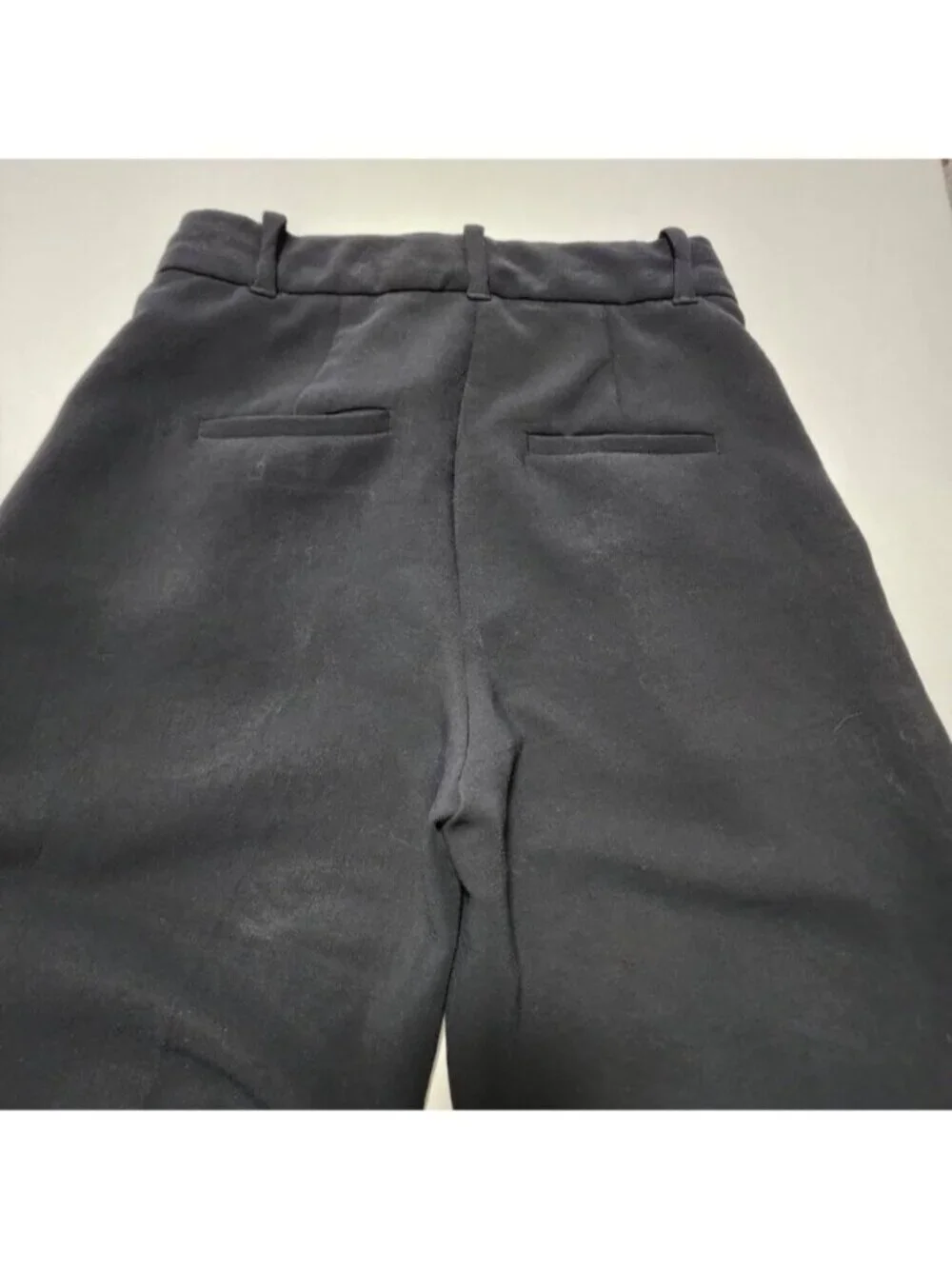 Wilfred Black Crepette Pleated Front High Rise Effortless Pants